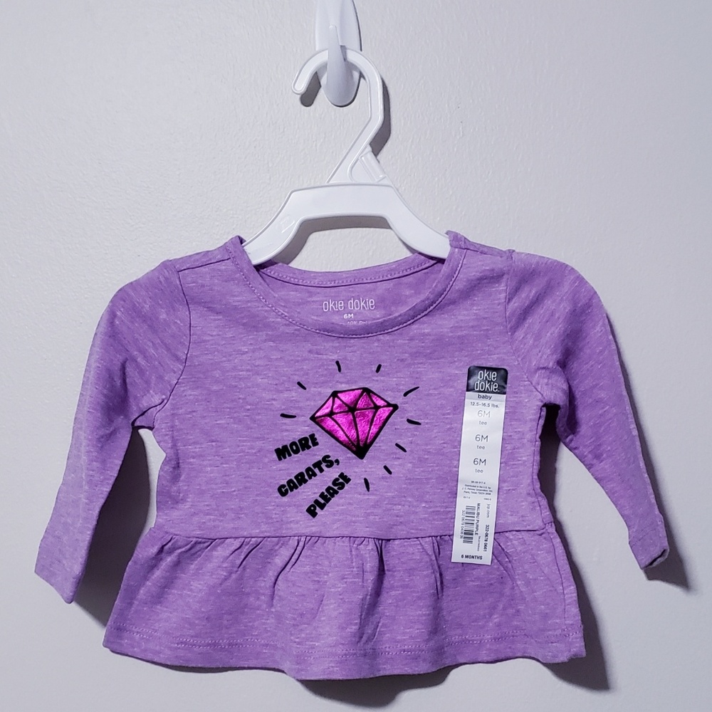 🆕️ Baby Girl Tee Size 6 months